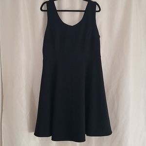 Size 2X black dress with corset detail back